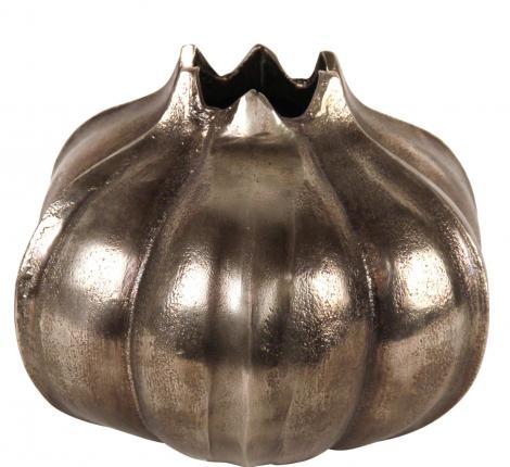Ваза в форме граната "POMEGRANATE" (цвет бронза) металл, высота 26 см