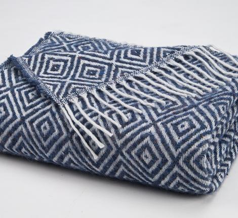 Плед полушерстяной Элегант (40% шерсть, 60% ПАН), 140х200