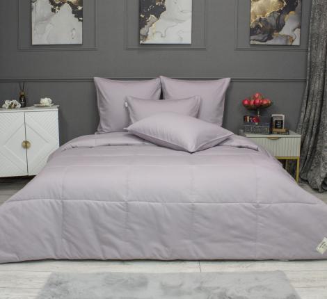 Постельное белье с одеялом "Kazanov.A." Шеффилд (пыльная лаванда) Сатин, Евро
