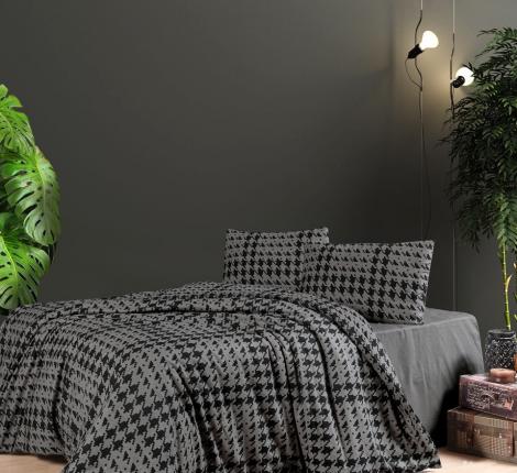 Постельное бельё "DO&CO" SADORA (антрацит), Евро