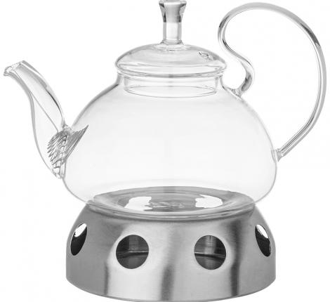Чайник заварочный на подставке для подогрева "AGNESS" 887-255, 800 мл