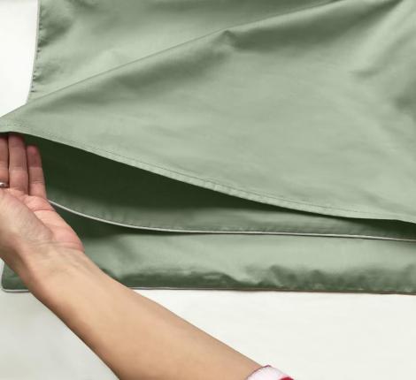 Наволочка "Primavelle" Сатин ДеЛюкс 70х70, Шалфей