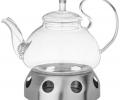 Чайник заварочный на подставке для подогрева "AGNESS" 887-255, 800 мл