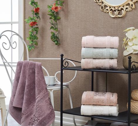 Набор бамбуковых полотенец "PHILIPPUS" 70х140 (1/6 шт.) MISS (E866) BIANNA