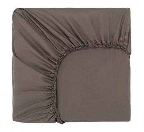 Простыня на резинке "Sofi de Marko" Трисс (кофе) Полисатин, 200х200х20