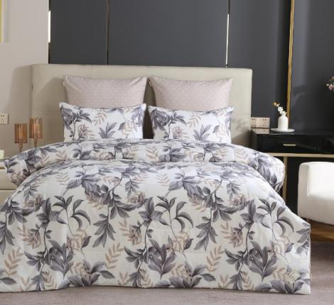 Постельное бельё с одеялом "Kazanov.A." Рене (латте) Сатин, Евро