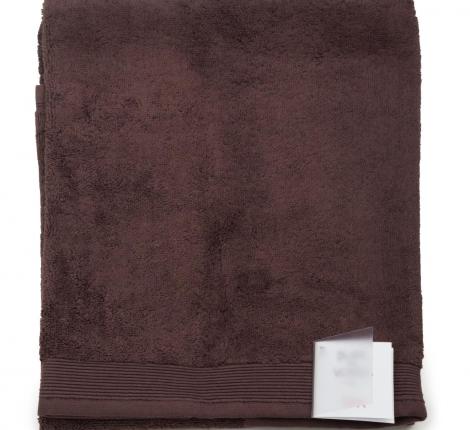 Полотенце махровое "Blanc des Vosges" UNI EBENE (темно-коричневый), 30х30-2шт.