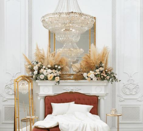 Наволочка "CREAMY WHITE GRASS" Шёлк, 50х70 (1шт.)