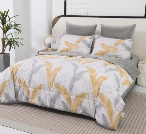 Постельное белье с одеялом "Sofi de Marko" Роберто №1 Велюр/Сатин, Семейный