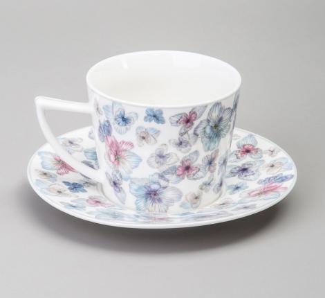 Чайный набор "BLOSSOM" 165-590 на 6 персон, 12 предметов (250 мл)