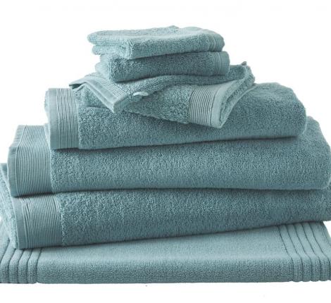 Полотенце "Blanc des Vosges" UNI ORAGE (голубой), 30х30-2шт.