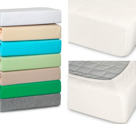 Простыня трикотажная на резинке "Cleo" 14/004-TP, 140х200х25