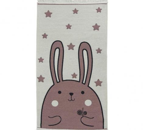 Коврик детский RUBBİT (розовый), 80х150