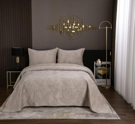 Покрывало "Sofi de Marko" Ноэль (крем) Велюр, 240х260