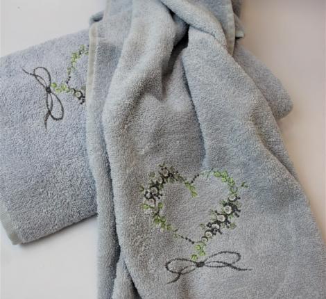 Набор махровых полотенец &quot;KARTREKS&quot; 2шт (50х90, 70х140) ROMANTIK 57.009