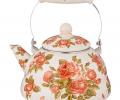 Чайник эмалированный "КОРЕЙСКАЯ РОЗА", 3,0 л