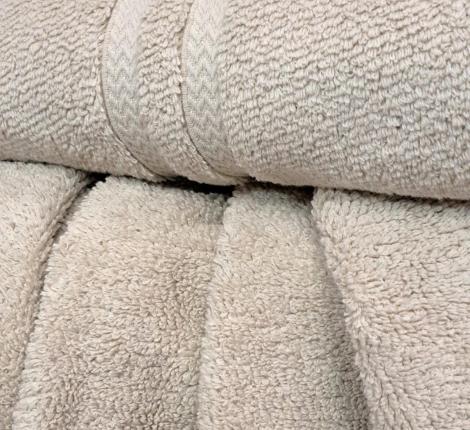 Комплект махровых полотенец "Kazanov.A." Merlin (латте), 50х90+70х140