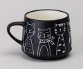 Чайный набор "КОТЫ" чёрный