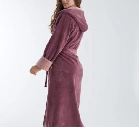 Халат женский "NUSA" Triga 4145 сухая роза, 2XL