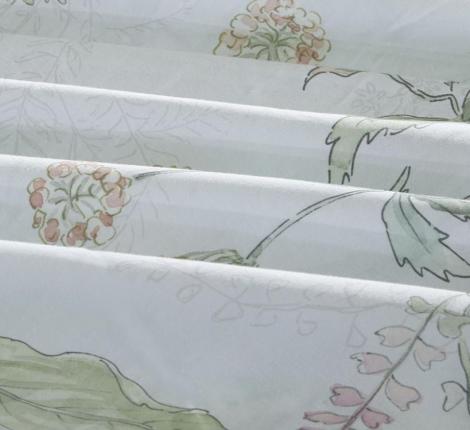 Постельное бельё с одеялом "Asabella" 2343-OSPS Сатин, 1,5 спальный