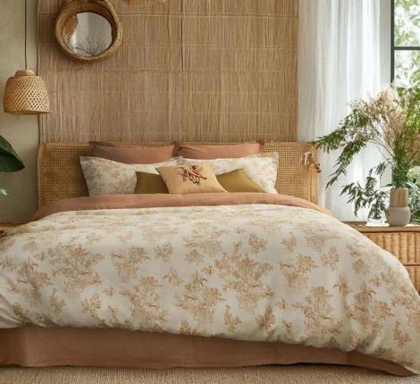 Постельное белье "Primavelle" Organic Cotton Malva Сатин, 1,5 спальный (52х74-2шт.)