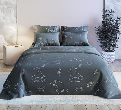 Постельное белье "Котики" Бязь, 2 спальный