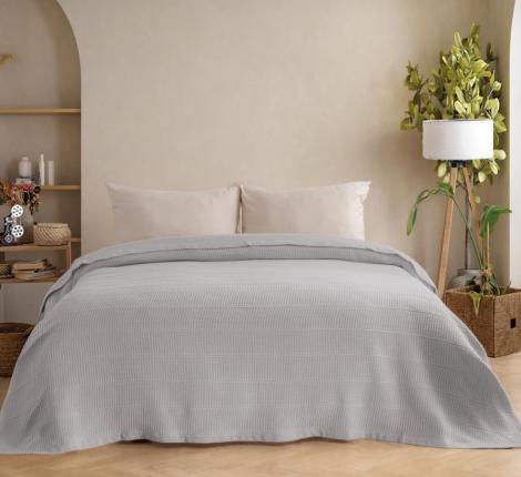 Покрывало "DO&CO" 220x240 LOOMA, серый