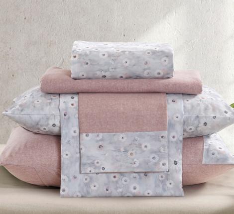 Постельное бельё "KARTEKS" жаккардовый сатин АКВАРЕЛЬ CVP 07, Евро