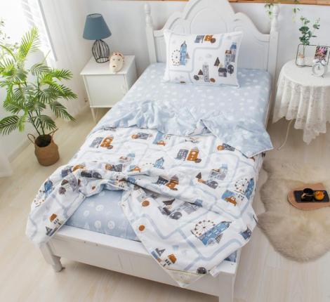 Постельное белье детское с одеялом &quot;Sofi de Marko&quot; Город Эмбер Сатин, 1,5 спальный