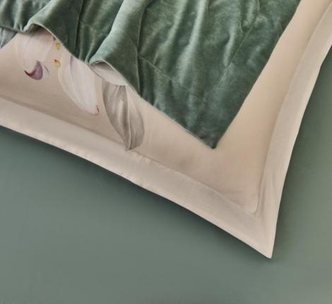 Постельное белье с одеялом "Sofi de Marko" Ренато №39 Велюр/Сатин, Евро