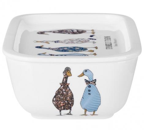 Блюдо прямоугольное с крышкой "FAMILY FARM", 740 мл