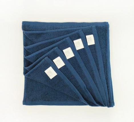 Набор махровых салфеток "Sofi de Marko" Бруна 30х30(6шт), темно-синий