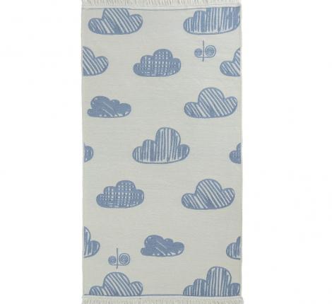 Коврик детский CLOUD (голубой), 80х150