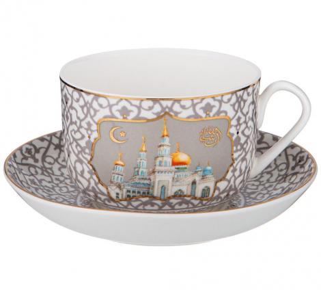 Чайная пара "МЕЧЕТЬ" 85-1991, 280 мл