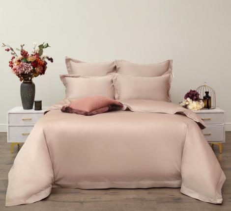 Постельное белье "Sofi de Marko" Моно (бежевый) Сатин ДеЛюкс, Евро макс