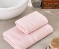 Комплект махровых полотенец "METEOR" (50x90/70х140) 2 шт. PATAYA, светло-розовый