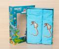 Набор махровых полотенец Best Rose "Змея" 50х90-90х140, Бирюзовый