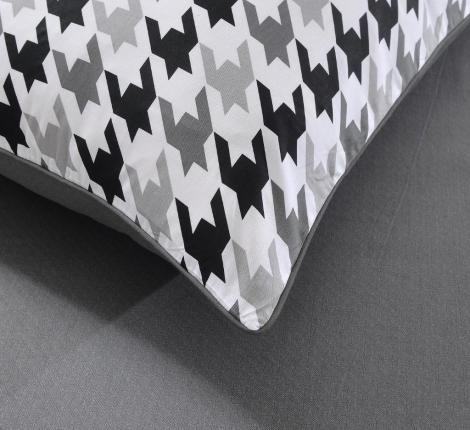 Постельное белье "Sofi de Marko" Пикассо (серый) Сатин, 1,5 спальный