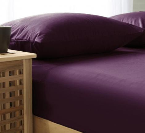 Простыня сатин SOHO collection (фиолетовый), 240х260
