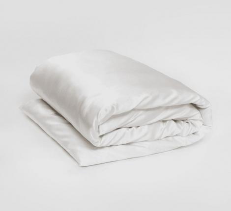 Постельное белье "CREAMY WHITE GRASS" Шёлк, Семейный