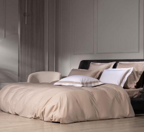 Наволочка с широкой отделкой "ALPINE NUDE PINK ALLURE GRASS" Мако-Сатин, 50х70 (2шт)