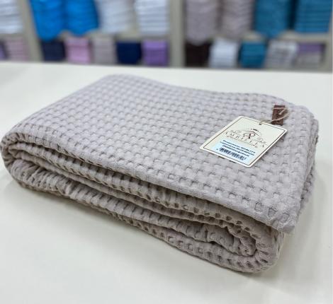 Покрывало вафельное "QUALITY" 200х240, кофейный