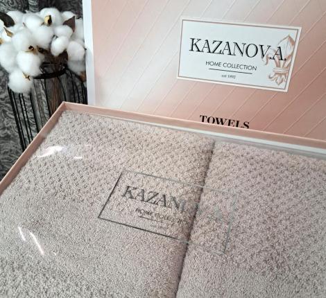 Комплект махровых полотенец "Kazanov.A." Gabriel (мокко), 50х90+70х140