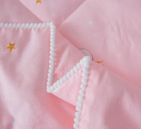 Постельное белье с одеялом детское "Sofi de Marko" Лебедушка (персик) Сатин, 1,5 спальный