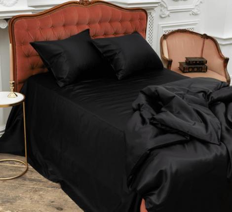 Пододеяльник "DIAMOND BLACK GRASS" Шёлк, 150х200