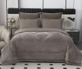 Постельное белье с одеялом "Sofi de Marko" Энрике (бежевый) Велюр, 1,5 спальный