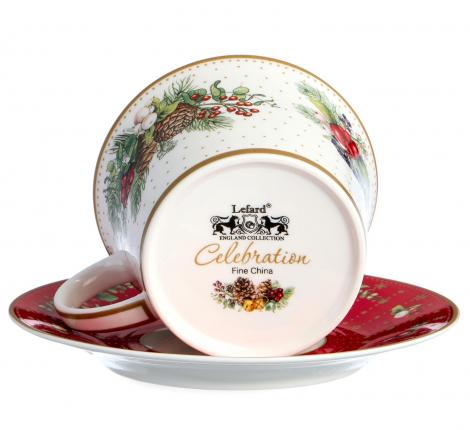 Чайный набор "CELEBRATION" на 2 персоны, 4 предмета (250 мл)