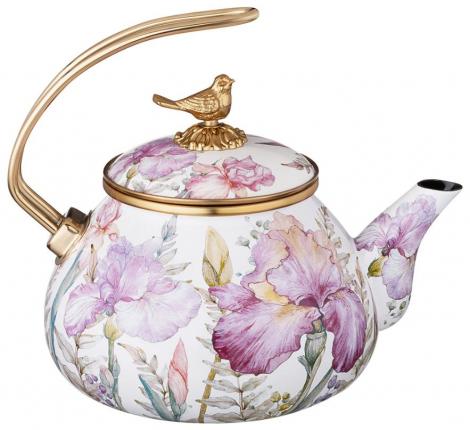 Чайник эмалированный AGNESS "IRISES" 950-756, 2,2 л