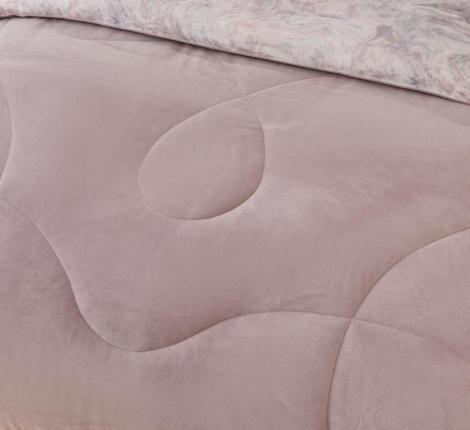 Постельное белье с одеялом "Sofi de Marko" Ренато №36 Велюр/Сатин, Евро