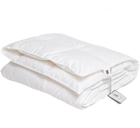 Одеяло пуховое «Эколь» белый пух, 200х200